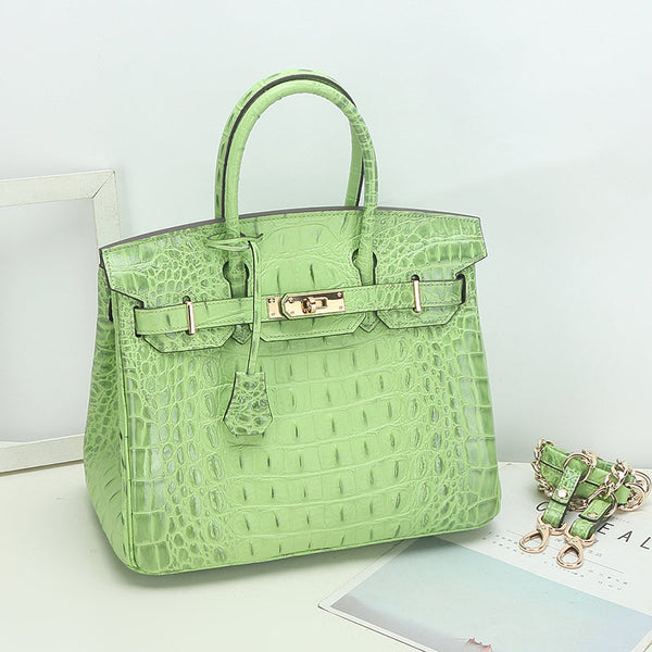 Savannah Crocodile Embossed Tote (Large) - Spring Collection