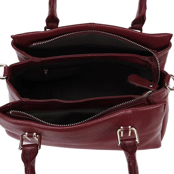 Vienka Section Leather Tote