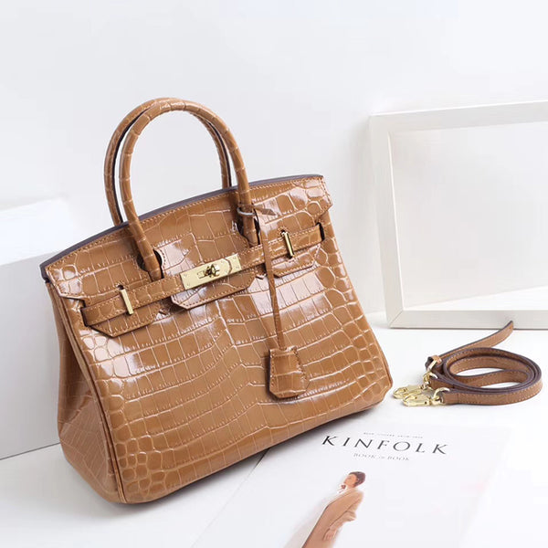 Mirage Crocodile Pattern Tote (Medium)