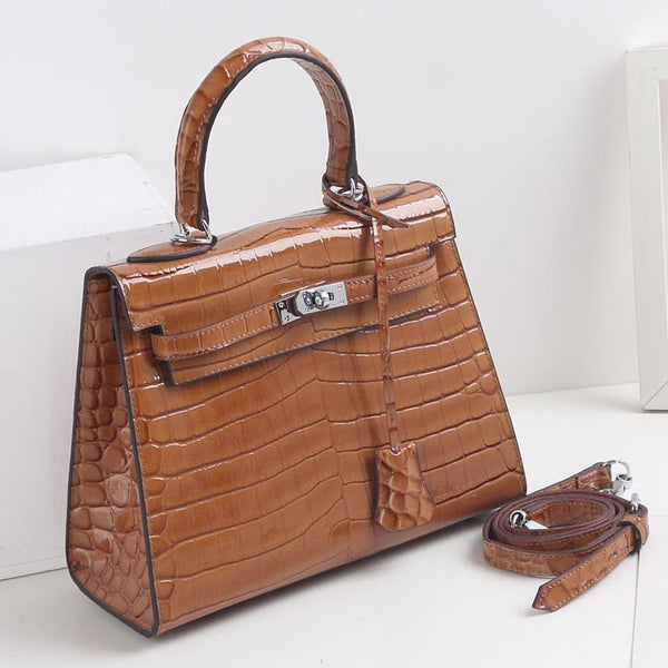 Royale Crocodile Satchel (Medium)