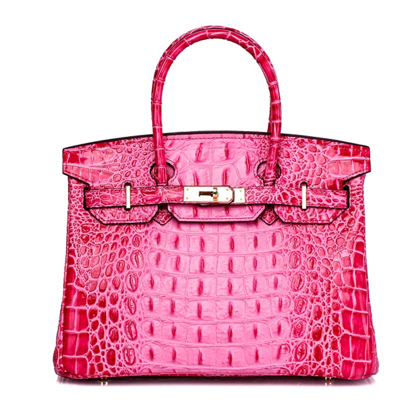 Savannah Crocodile Embossed Tote (Large)