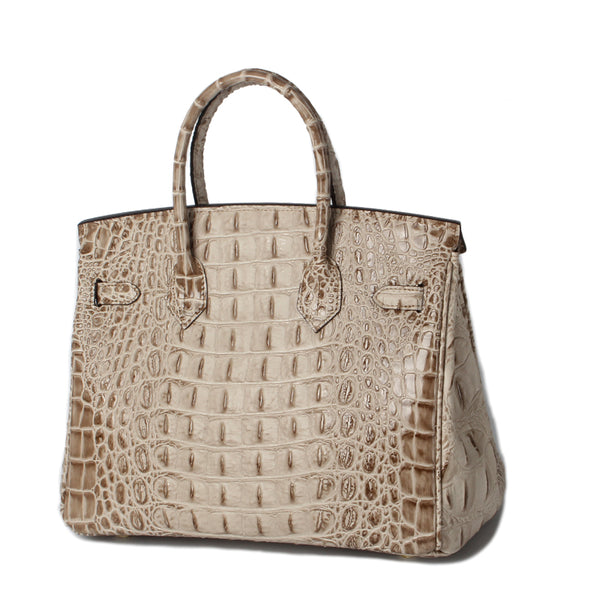 Savannah Crocodile Embossed Tote (Medium)
