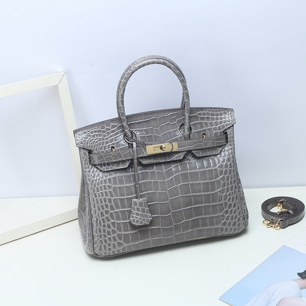 Mirage Crocodile Pattern Tote (Small)