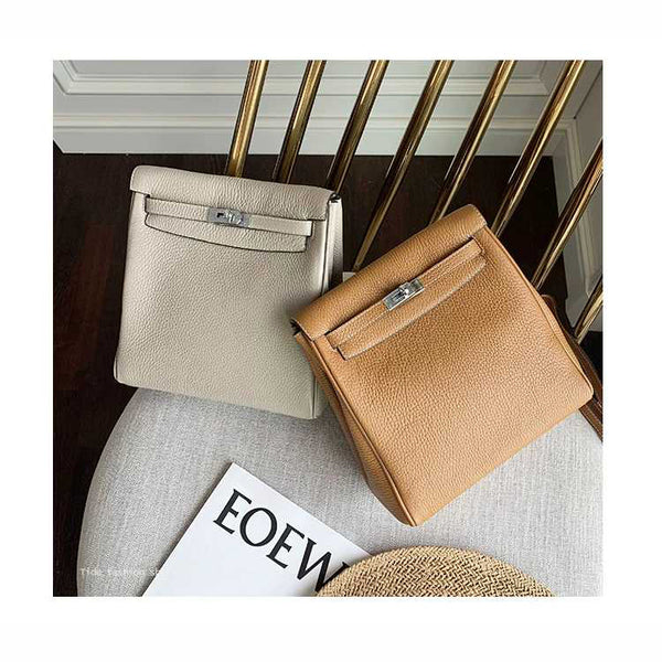Porchka Padlock Leather Backpack