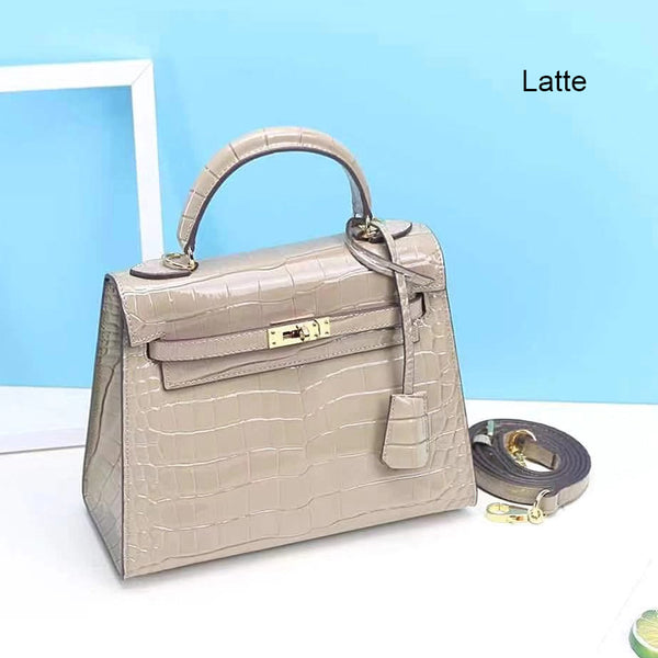 Royale Crocodile Satchel (Medium)
